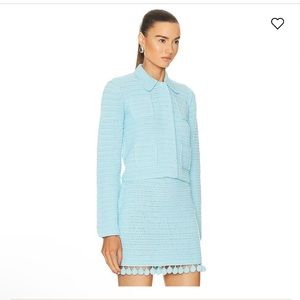 Burberry Capsule Crochet Jacket – Rare Bright Topaz Blue